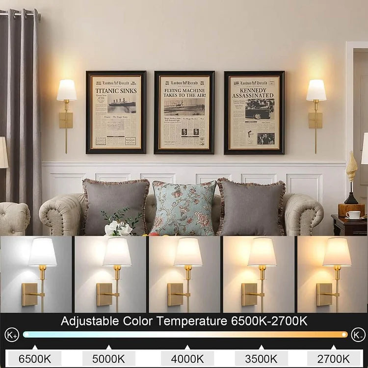 Rechargeable Wireless Wall Light – Modern Outdoor Wall Sconces for Home