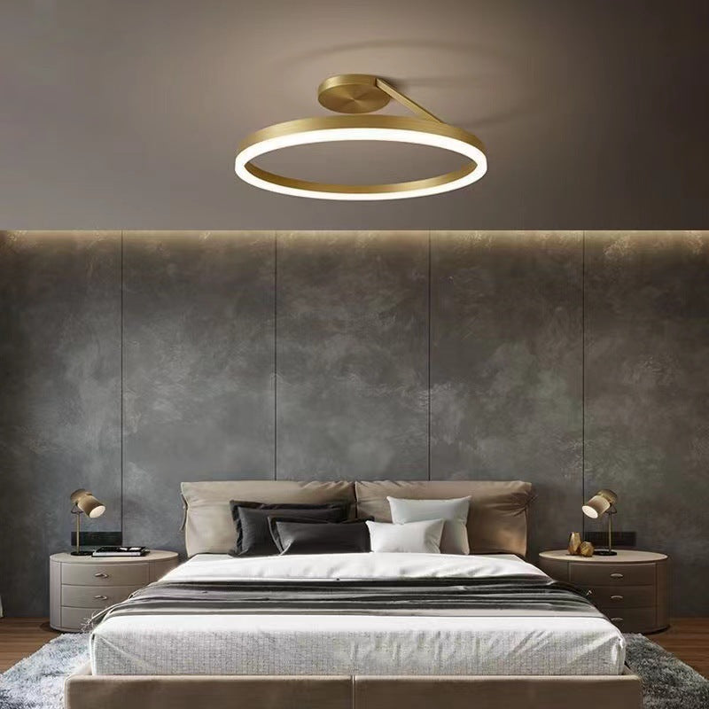 Scandinavian LED Flush Mount Ceiling Light – Minimalist Design for Bedrooms 1