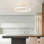 Scandinavian LED Flush Mount Ceiling Light – Minimalist Design for Bedrooms 6