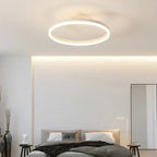 Scandinavian LED Flush Mount Ceiling Light – Minimalist Design for Bedrooms 7