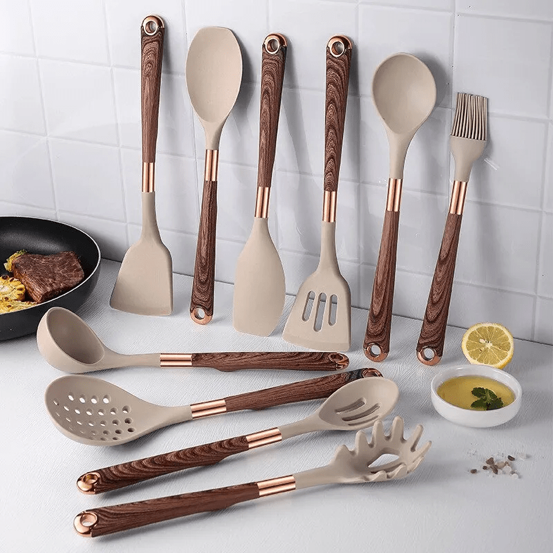 Silicone Kitchen Tools Set – Heat-Resistant Utensils for Easy Cooking 1
