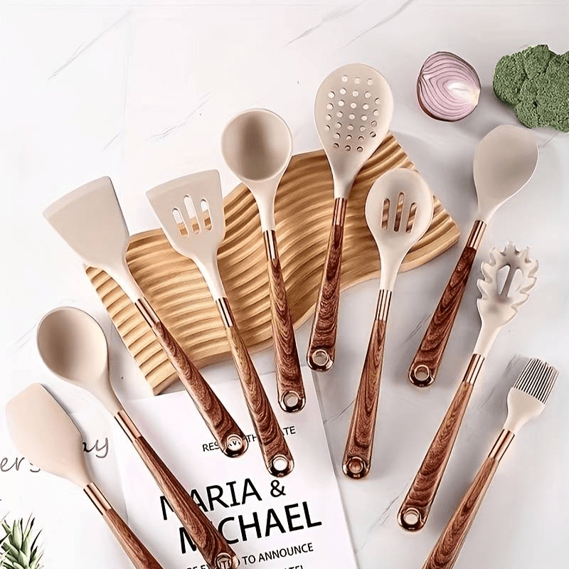 Silicone Kitchen Tools Set – Heat-Resistant Utensils for Easy Cooking 3