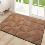 Soft Dirt Trapper Door Mat – Non-Slip Machine Washable Entrance Rug