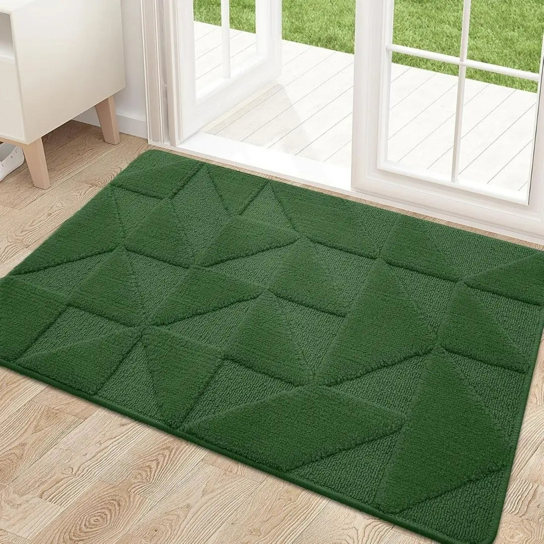 Soft Dirt Trapper Door Mat – Non-Slip Machine Washable Entrance Rug
