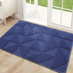 Soft Dirt Trapper Door Mat – Non-Slip Machine Washable Entrance Rug