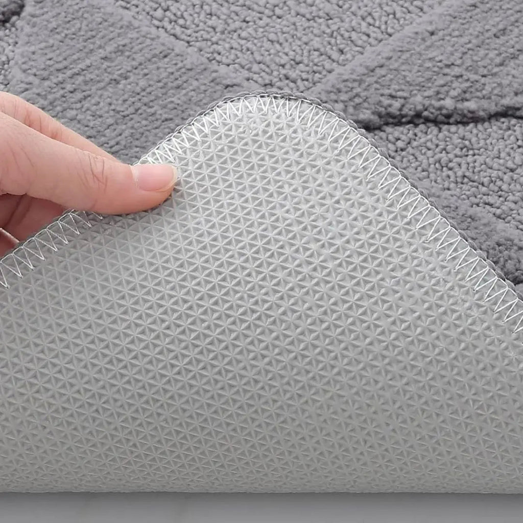 Soft Dirt Trapper Door Mat – Non-Slip Machine Washable Entrance Rug