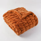 Soft Plush Throw Blanket – Luxurious Faux Rabbit Fur for Cozy Elegance