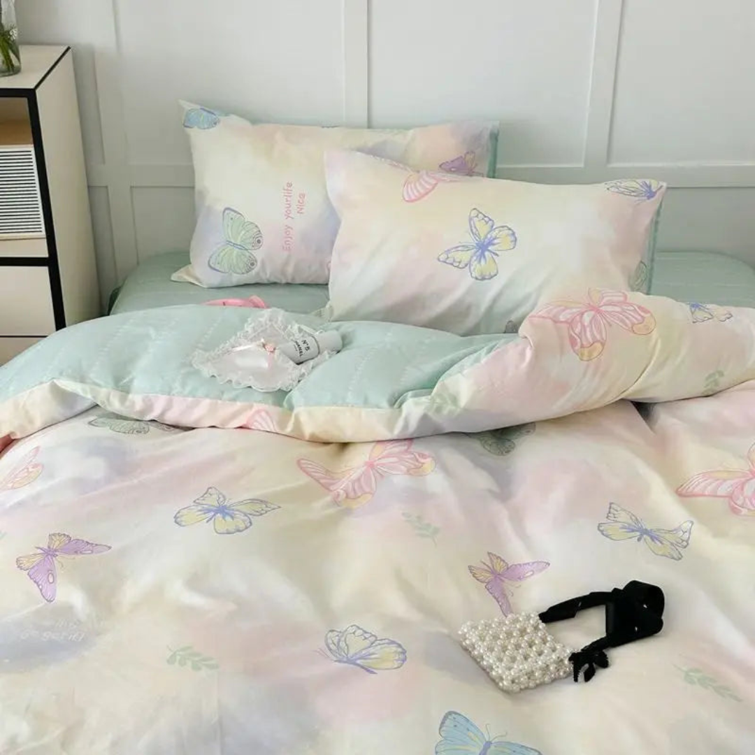 Soft Floral Bed Cover – Luxurious Bedding for Elegant Bedroom Decor 6