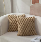 Soft Plush Cushion with Fluffy Cover – 40x40 cm