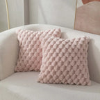 Soft Plush Cushion with Fluffy Cover – 40x40 cm