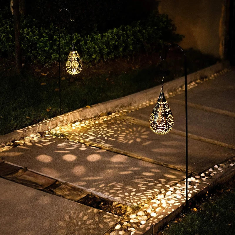 Solar Drop String Lights – Magical Garden & Patio Decor