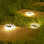Wireless Solar Paw Lights – Charming Garden & Pathway Decor (4 Pieces)