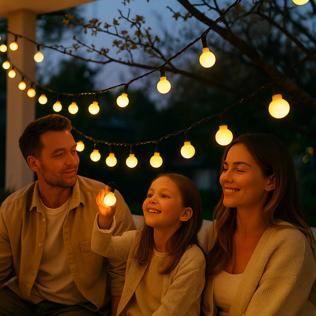 Solar-Powered Outdoor Fairy Lights – Illuminate Your Garden Naturally