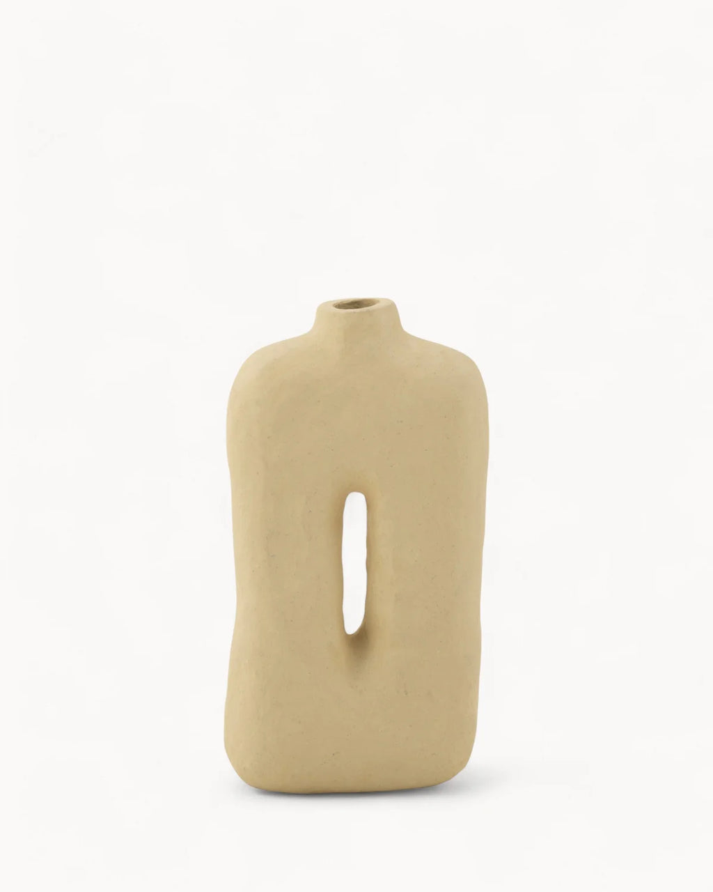 Square Papermache Plant Pot – 50 cm Natural Tone