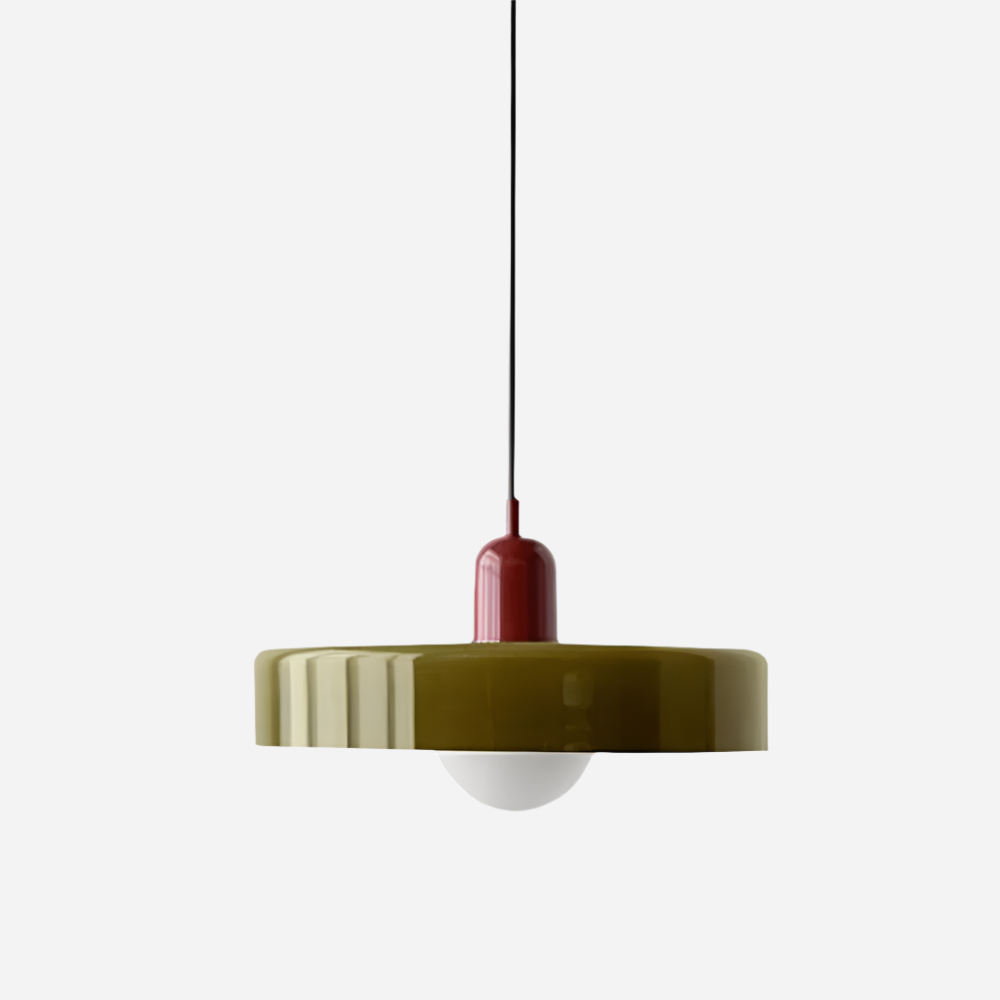 Stained Glass Pendant Light – Adjustable Modern Ceiling Fixture for Kitchen 1