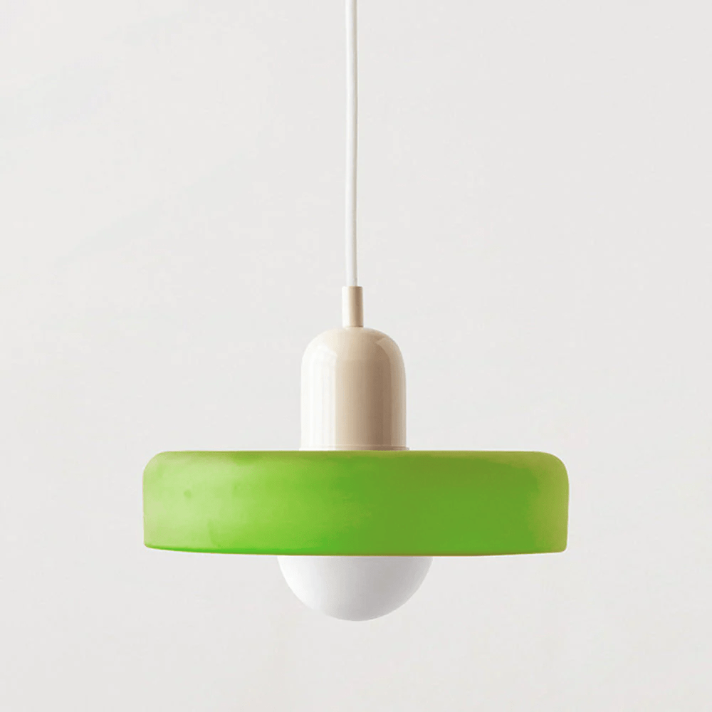 Stained Glass Pendant Light – Adjustable Modern Ceiling Fixture for Kitchen 15