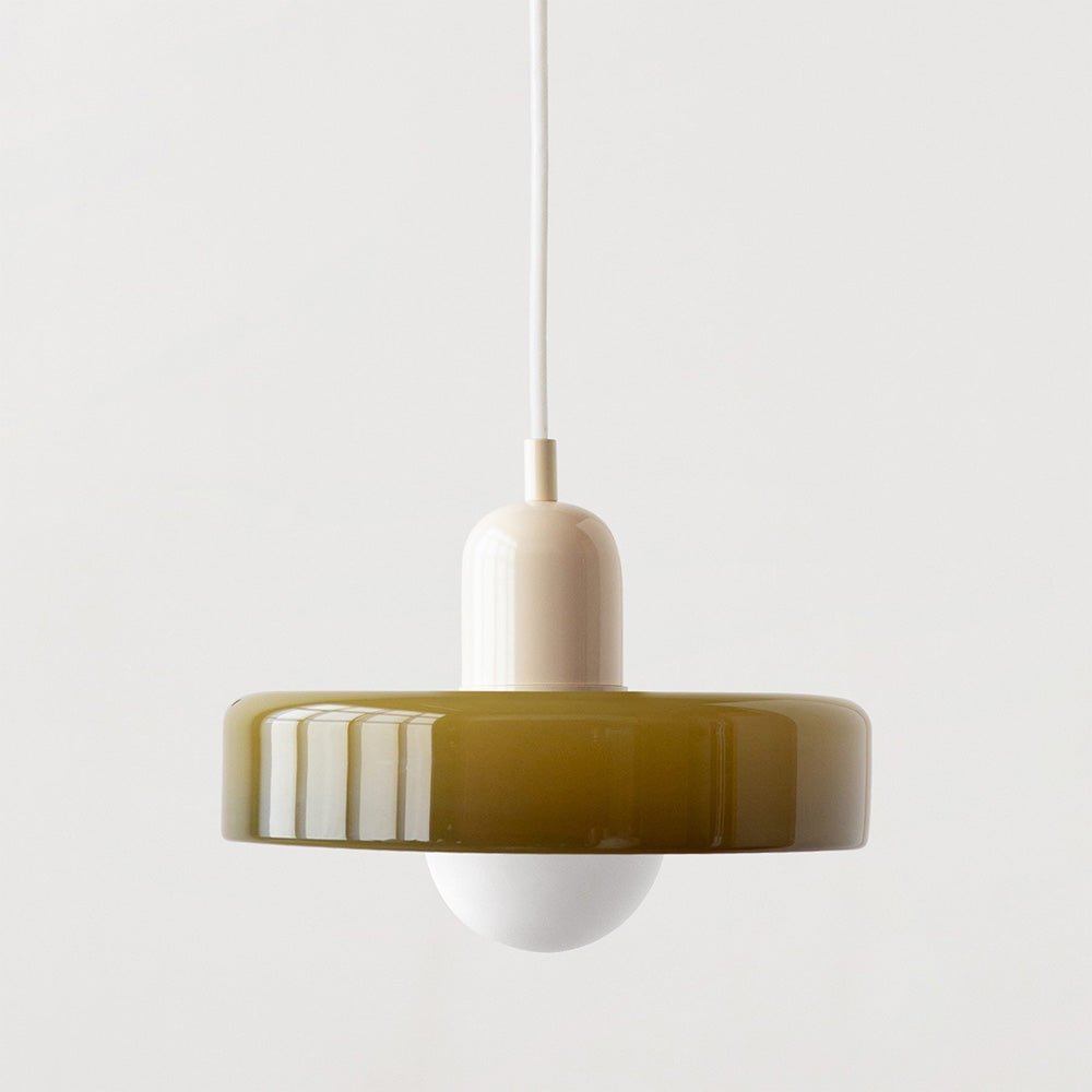 Stained Glass Pendant Light – Adjustable Modern Ceiling Fixture for Kitchen 17