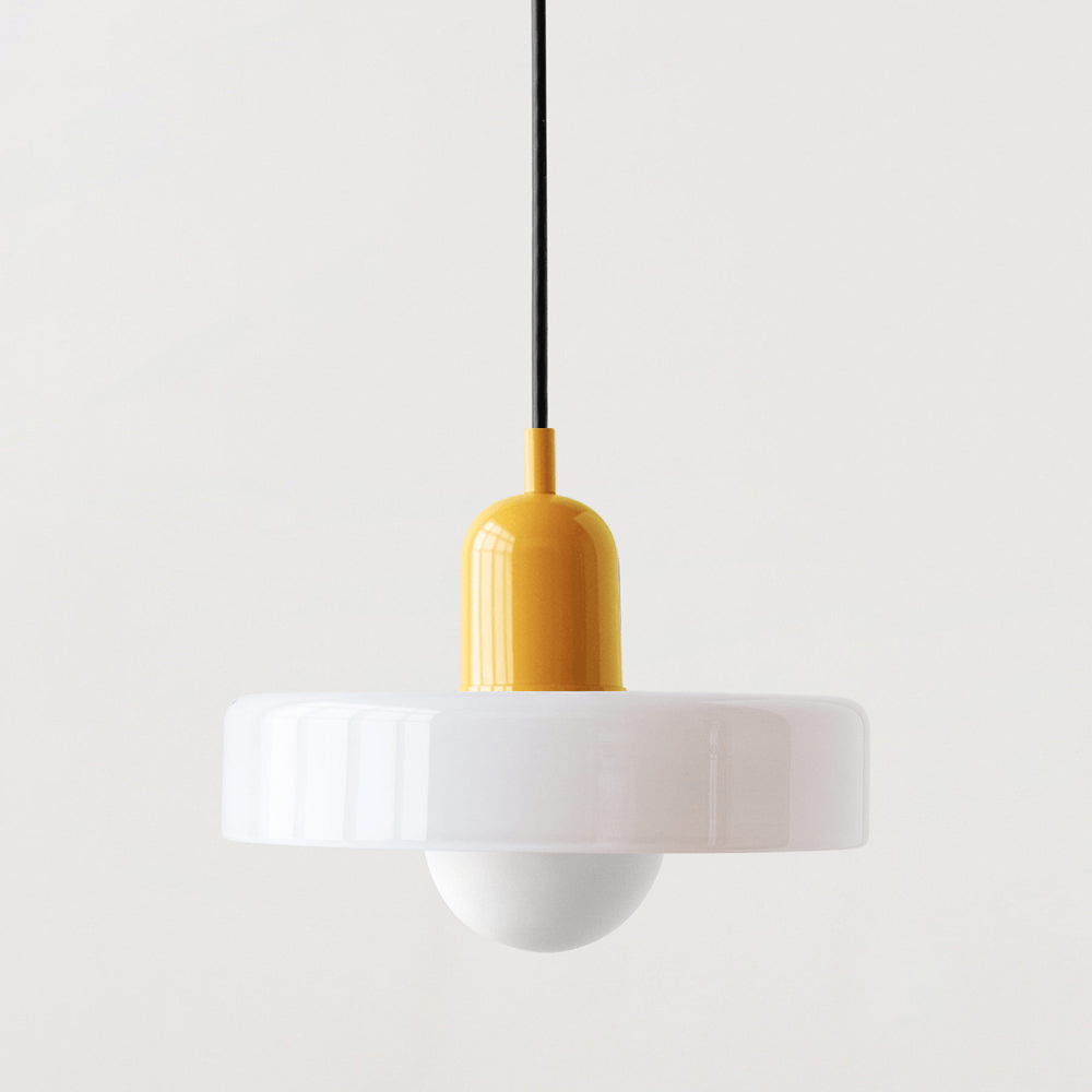 Stained Glass Pendant Light – Adjustable Modern Ceiling Fixture for Kitchen 19