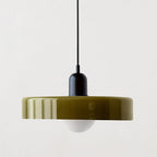 Stained Glass Pendant Light – Adjustable Modern Ceiling Fixture for Kitchen 20