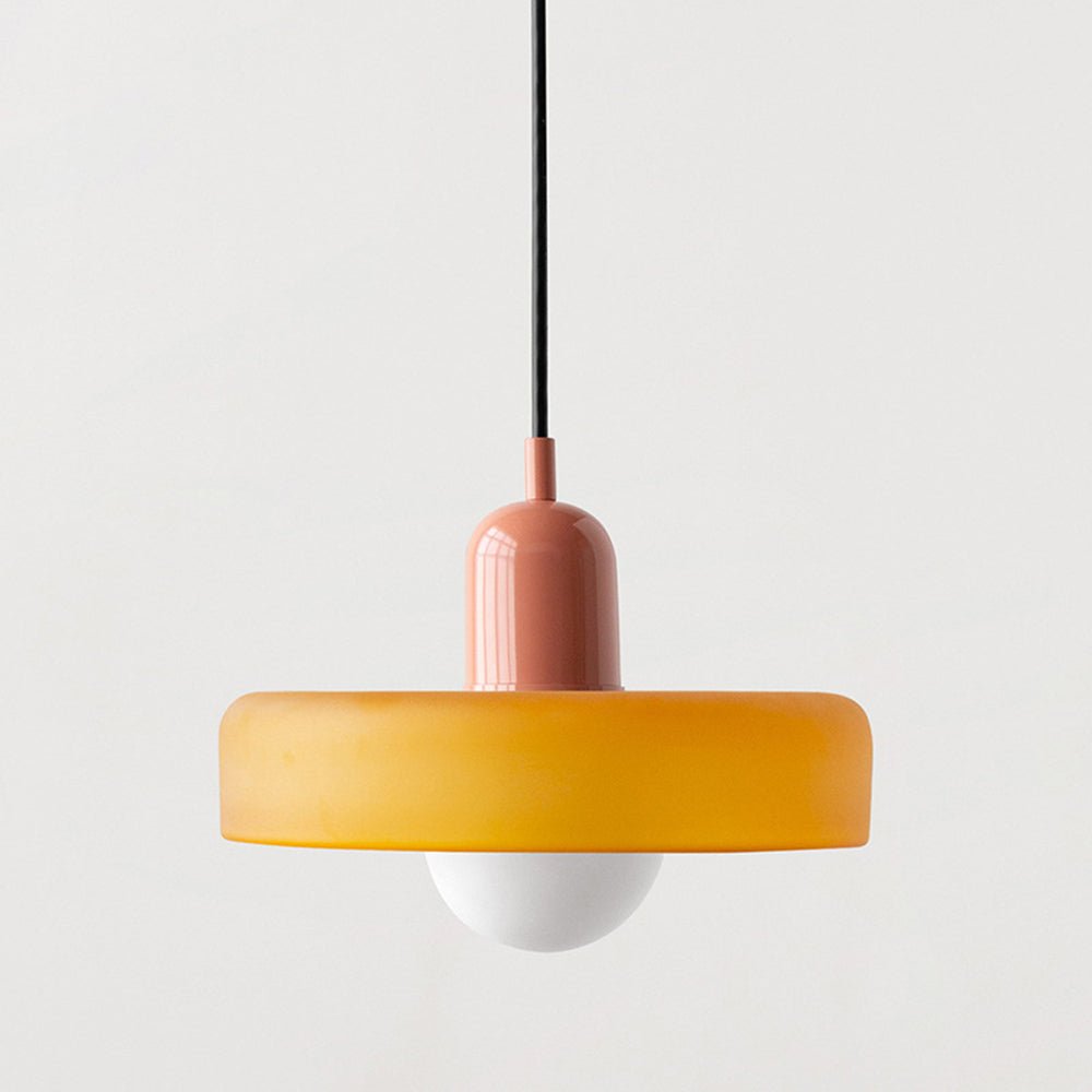 Stained Glass Pendant Light – Adjustable Modern Ceiling Fixture for Kitchen 21