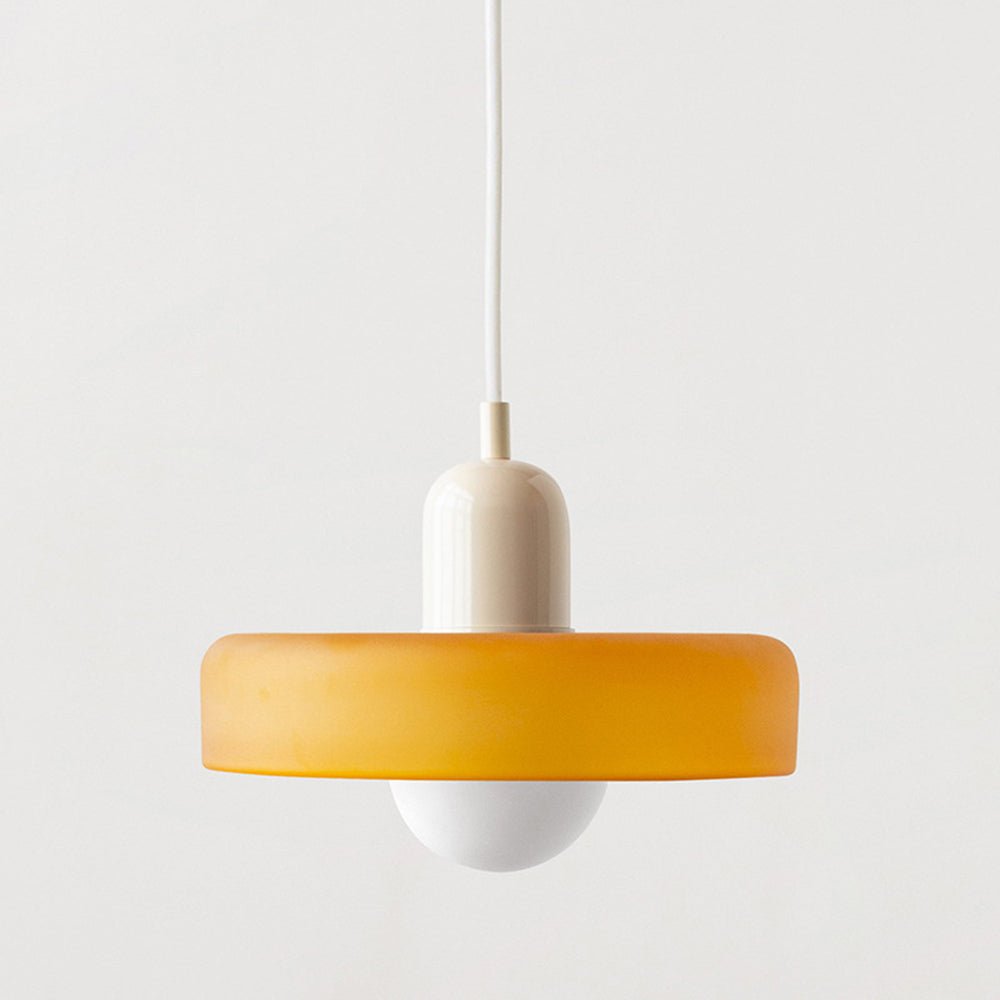 Stained Glass Pendant Light – Adjustable Modern Ceiling Fixture for Kitchen 24