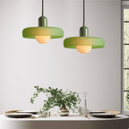 Stained Glass Pendant Light – Adjustable Modern Ceiling Fixture for Kitchen 26