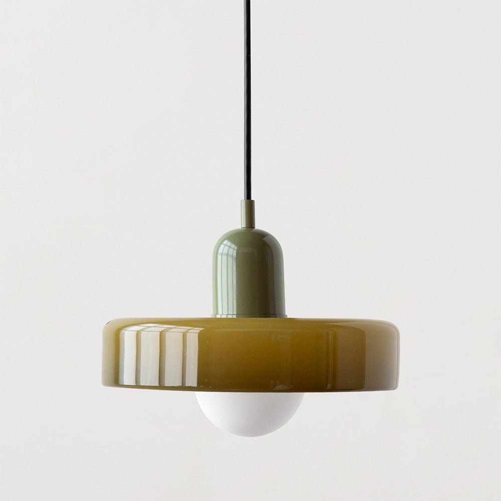 Stained Glass Pendant Light – Adjustable Modern Ceiling Fixture for Kitchen 27