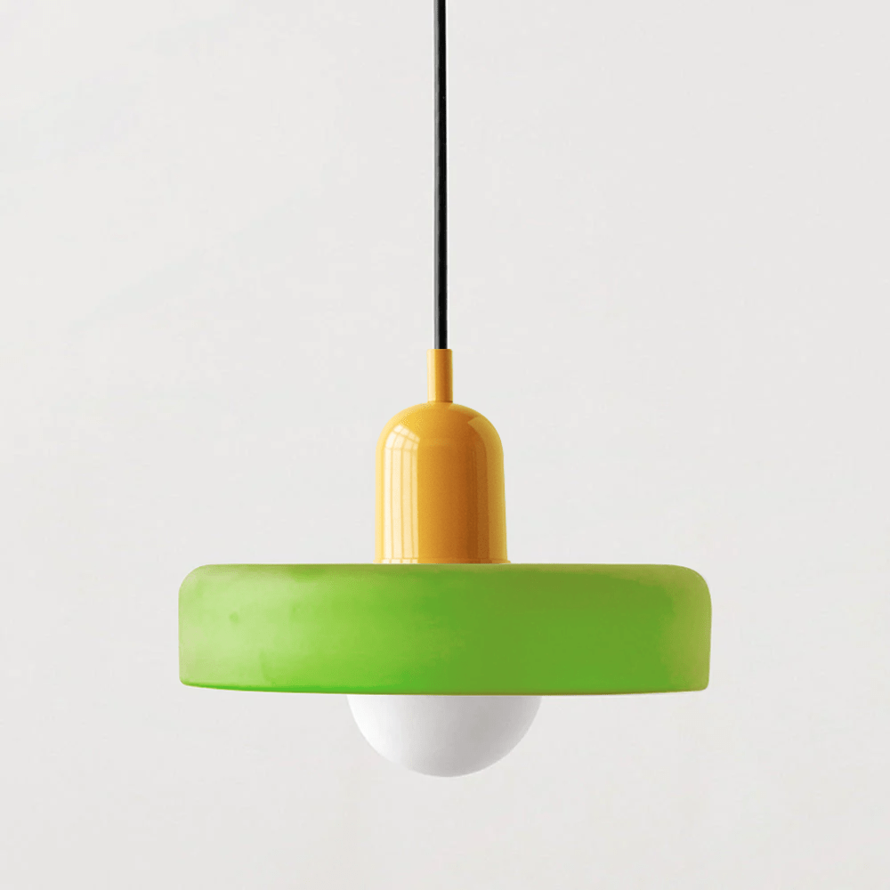Stained Glass Pendant Light – Adjustable Modern Ceiling Fixture for Kitchen 29