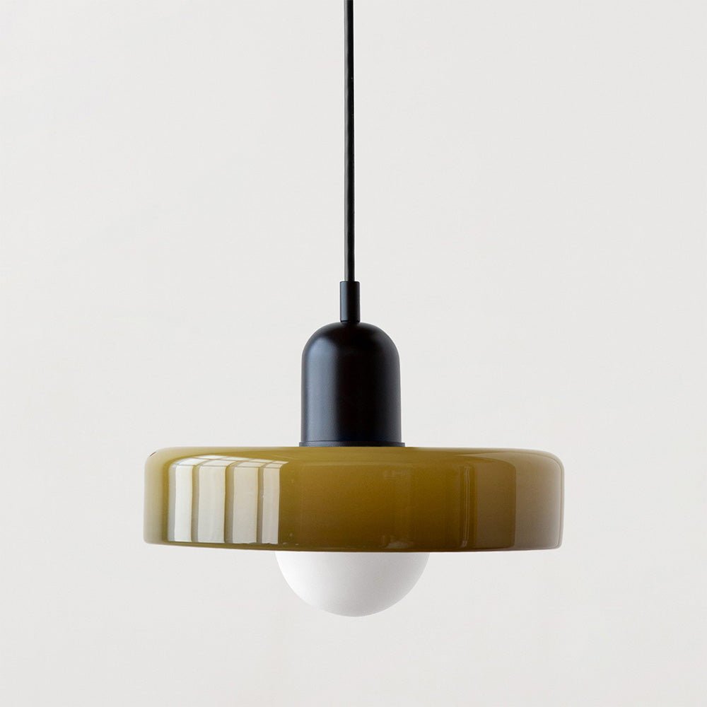 Stained Glass Pendant Light – Adjustable Modern Ceiling Fixture for Kitchen 5