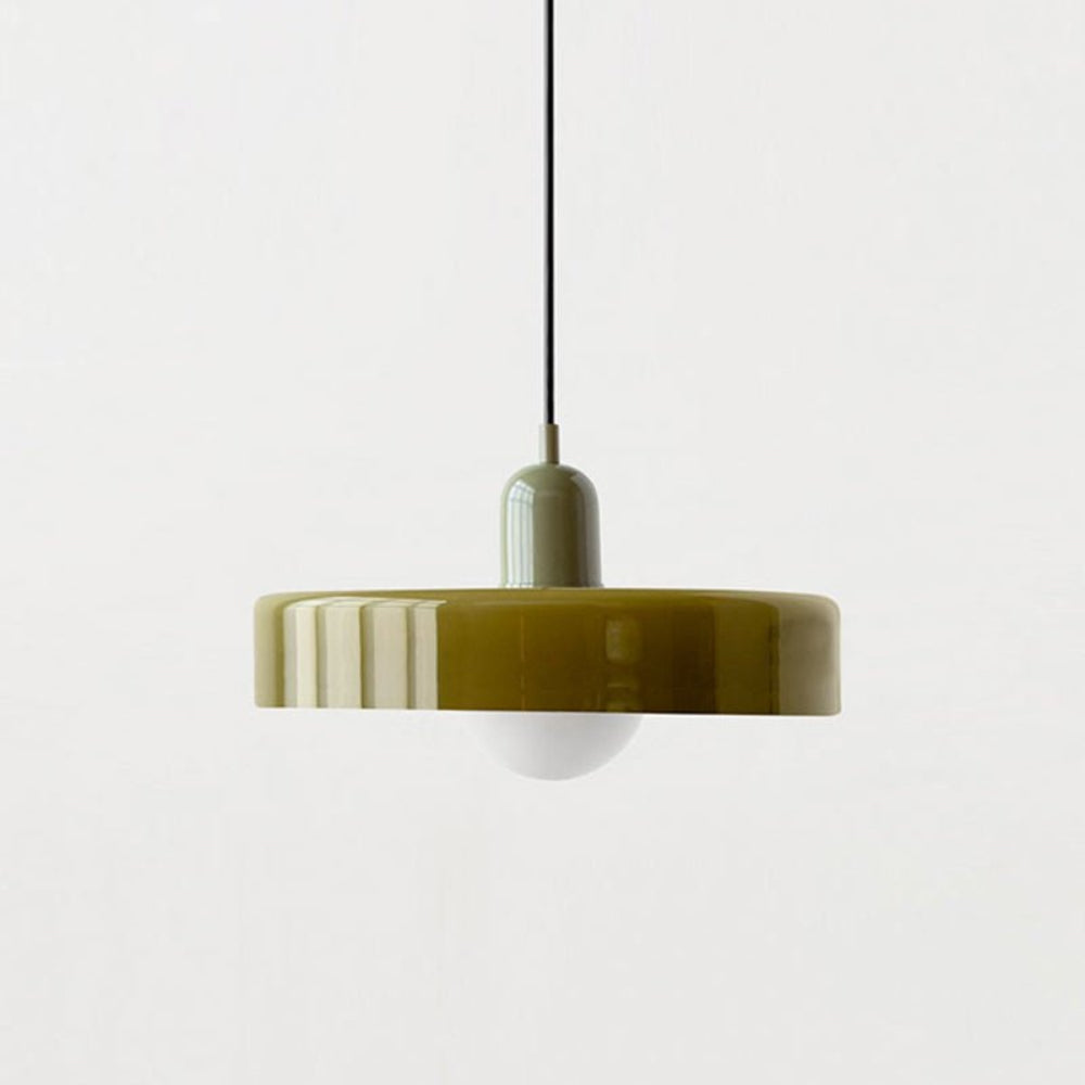 Stained Glass Pendant Light – Adjustable Modern Ceiling Fixture for Kitchen 6