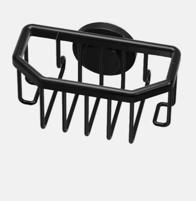 Suction Cup Sponge Holder for Sink – Waterproof Kitchen Sink Caddy Organizer 3