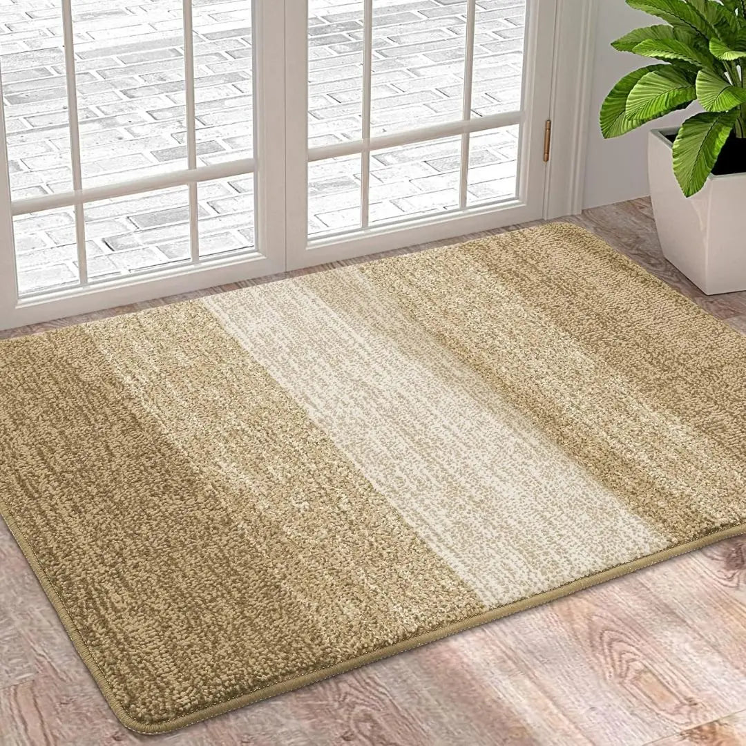 Soft Washable Indoor Door Mat - Super Absorbent Non-Slip Rug