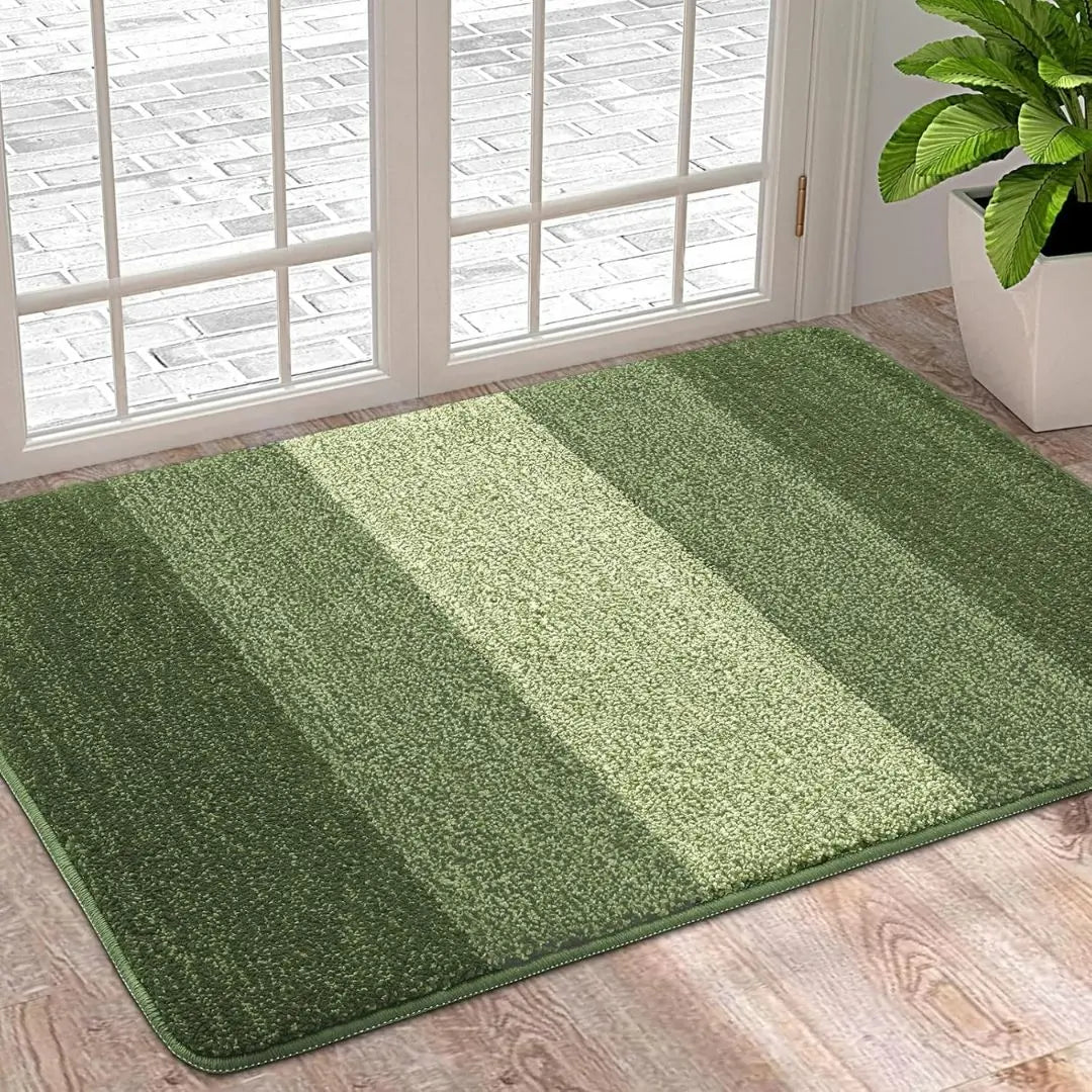 Soft Washable Indoor Door Mat - Super Absorbent Non-Slip Rug