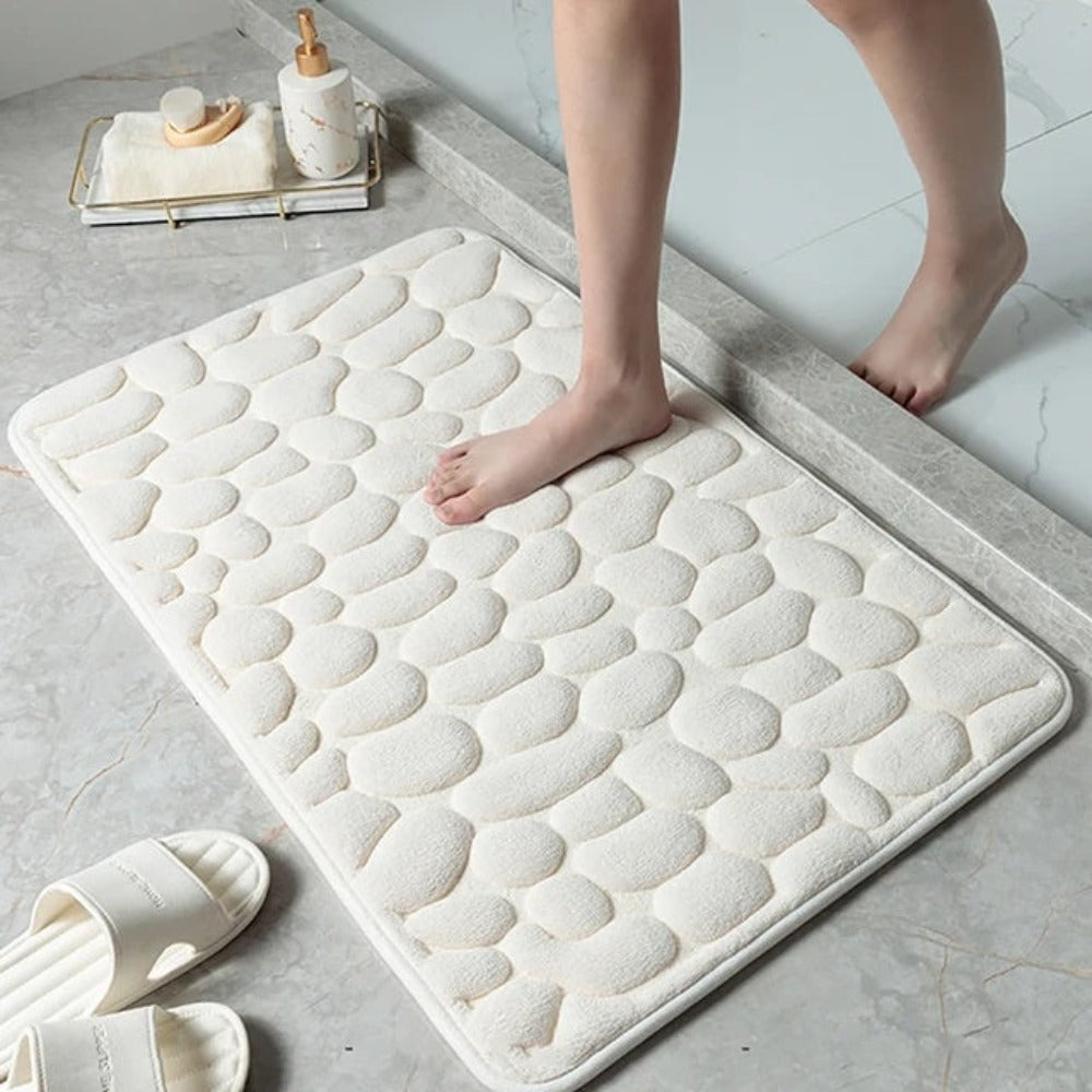 Ultra-Soft Non Slip Bath Mat – Fast-Drying Absorbent Bathroom Rug 20 x 32 0