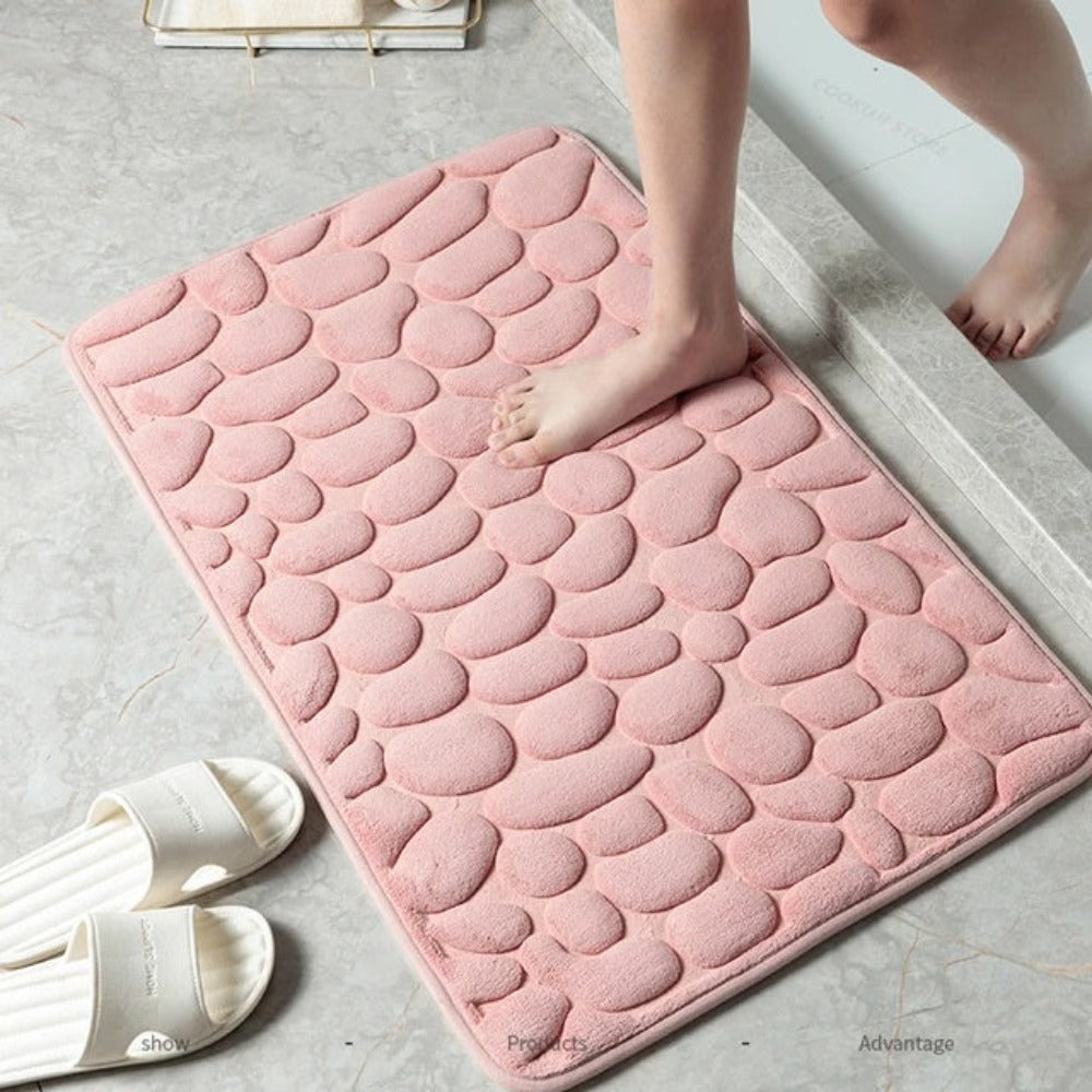 Ultra-Soft Non Slip Bath Mat – Fast-Drying Absorbent Bathroom Rug 20 x 32 3