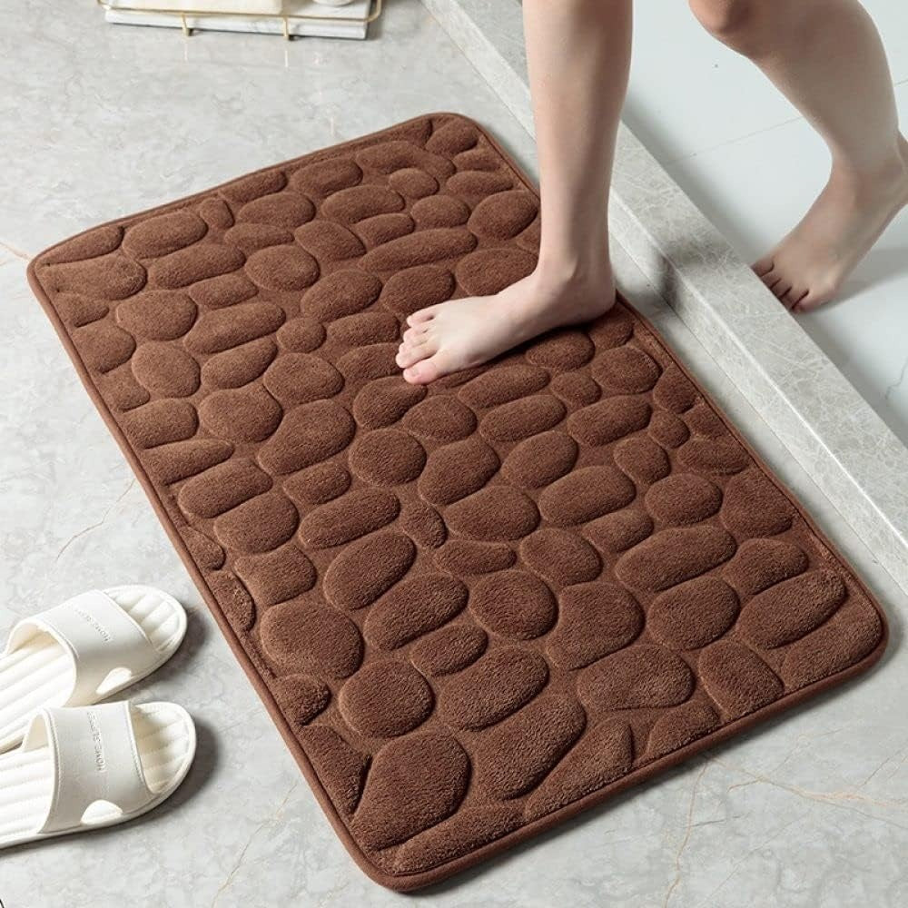 Ultra-Soft Non Slip Bath Mat – Fast-Drying Absorbent Bathroom Rug 20 x 32 4