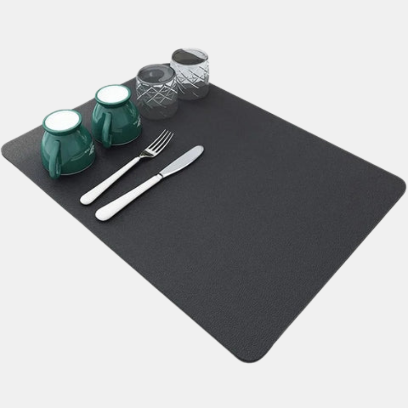 Fast-Drying Kitchen Mat with Innovative Absorption – Hygienic & Space-Saving