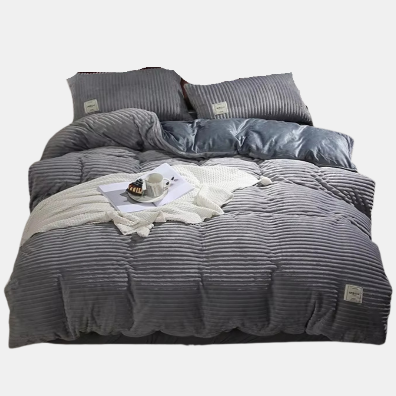 Flannel Duvet Cover Set – Ultra Soft Cozy Bedding for Winter Comfort