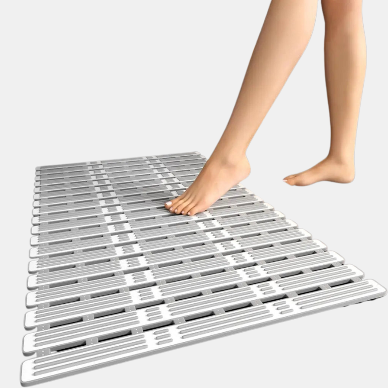Non Slip Shower Mat – Anti-Mould TPE Bath Mat with Suction Cups