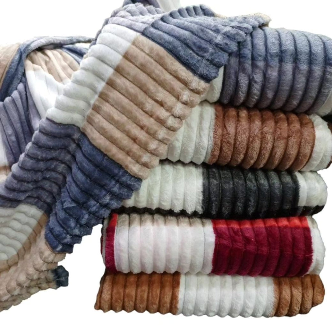 Elegant Velvet Fleece Throw Blanket