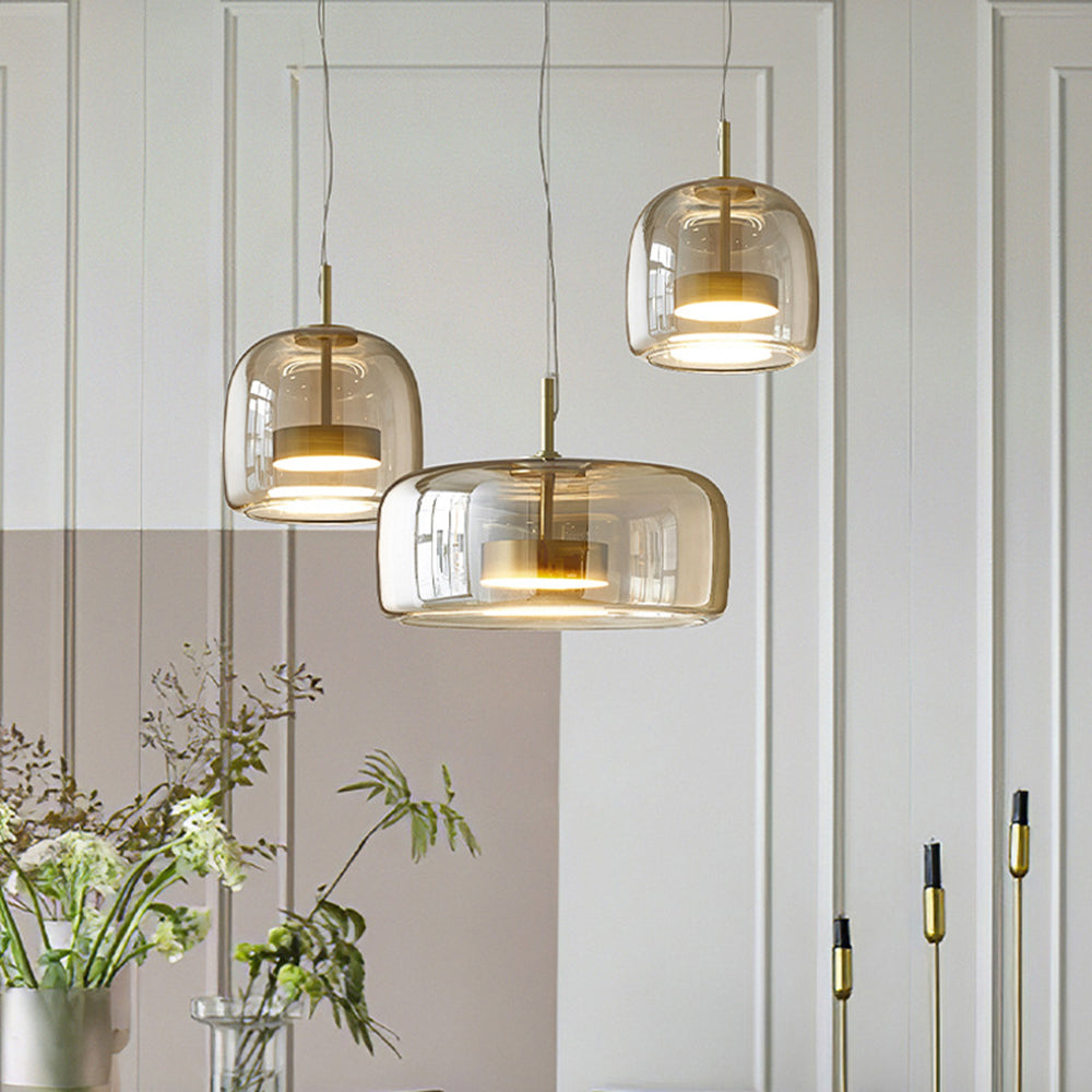 Vintage-Inspired LED Suspension Light – Retro Pendant Lamp for Dining Room 5