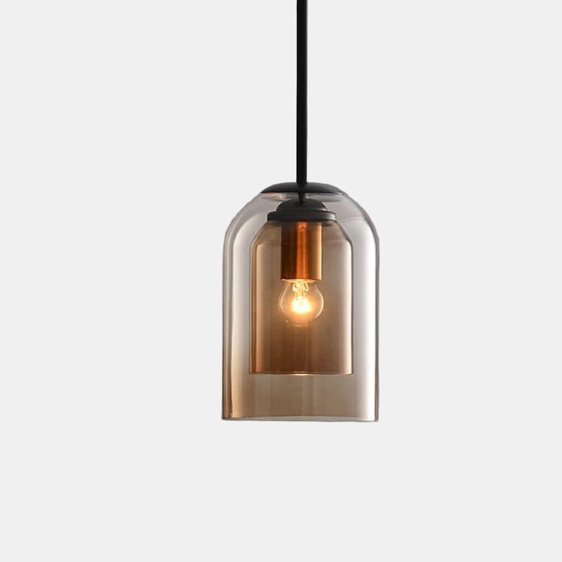 Vintage Glass Pendant Lamp – Elegant Kitchen Pendant Lighting Fixture 0