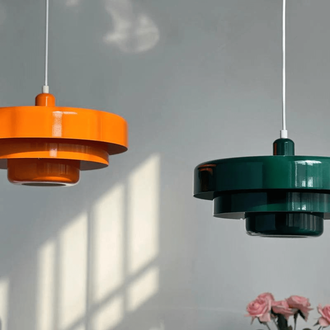 Vintage LED Suspension Light – Adjustable Retro Pendant for Dining Room 2