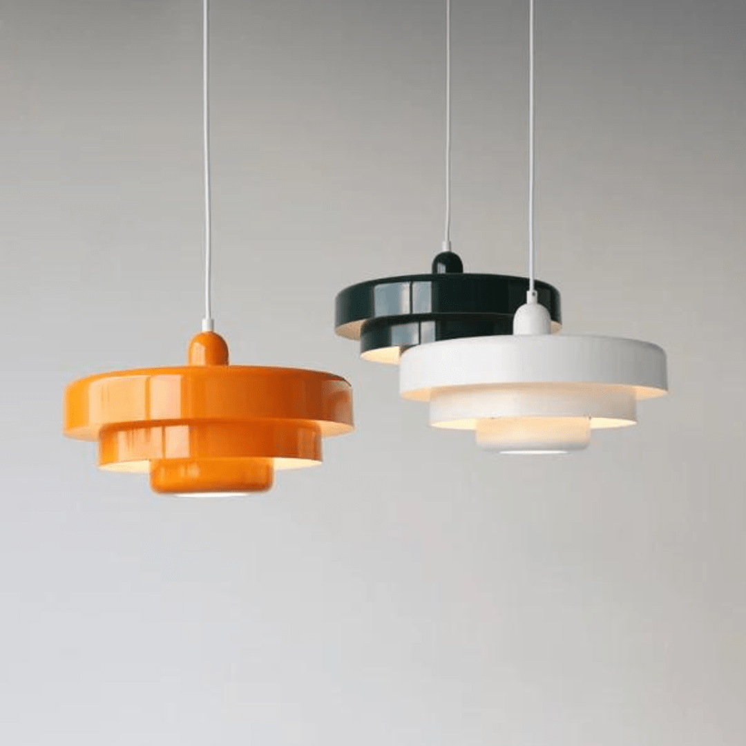 Vintage LED Suspension Light – Adjustable Retro Pendant for Dining Room 3