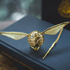Golden Snitch Winged Orb Ring Box – Luxury Movable Jewelry Case