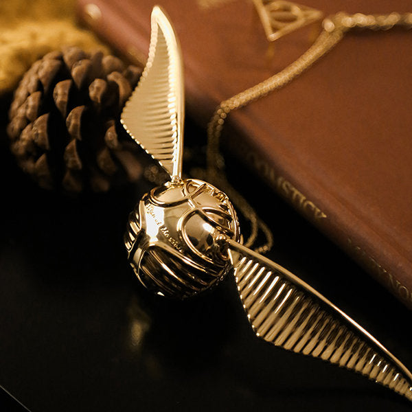 Golden Snitch Winged Orb Ring Box – Luxury Movable Jewelry Case