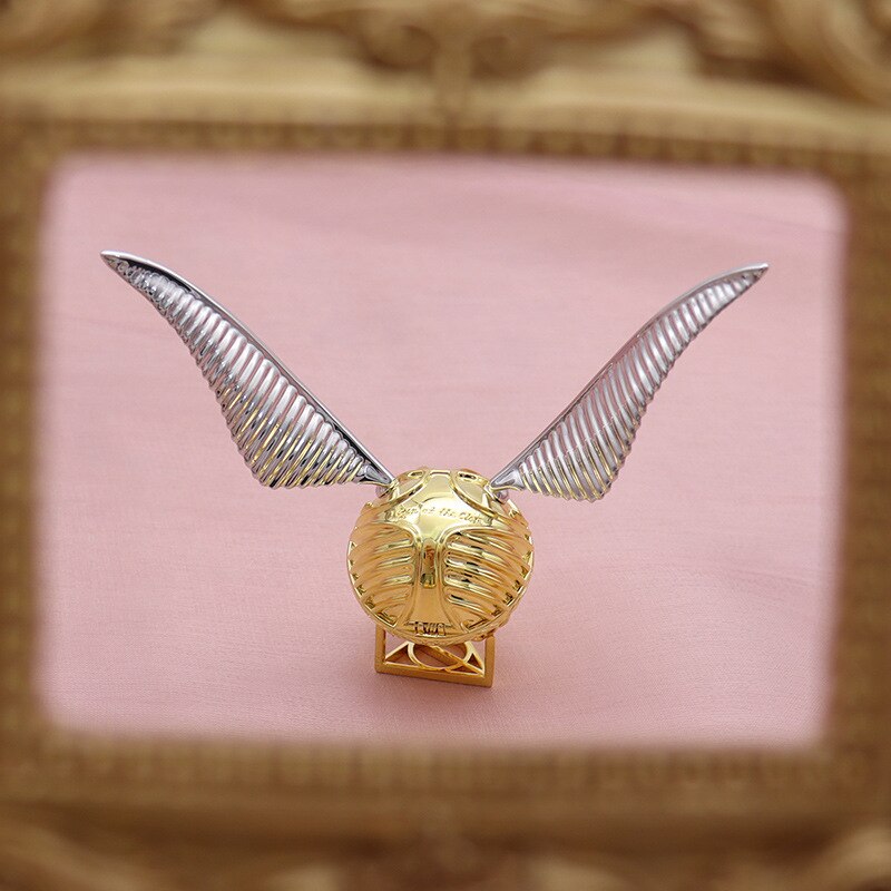 Golden Snitch Winged Orb Ring Box – Luxury Movable Jewelry Case