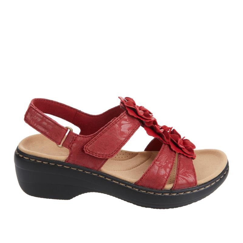 Elegant Women's Orthopedic Sandals – Chic Floral Design for All-Day Comfort