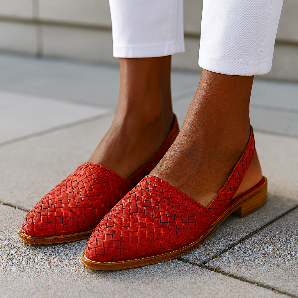 Woven Slip-On Flats for Women – Effortless Style and Everyday Comfort