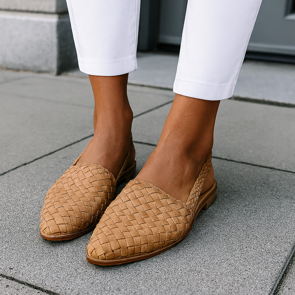 Woven Slip-On Flats for Women – Effortless Style and Everyday Comfort